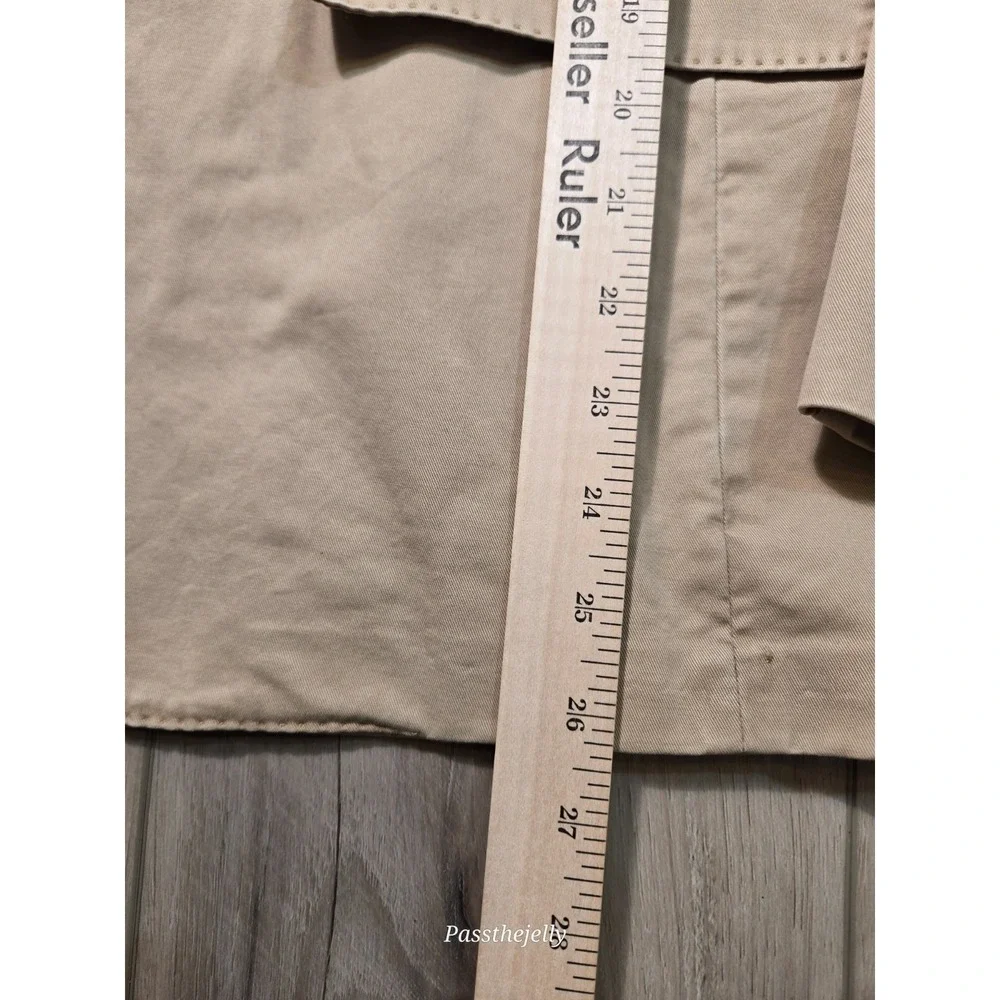 Polo Ralph Lauren Mens 38S Chino Blazer Jacket Tan Cotton New Khaki Sport Coat